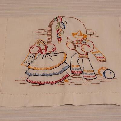 Lot 110: (2) Vintage Needlepoints Table Runners 