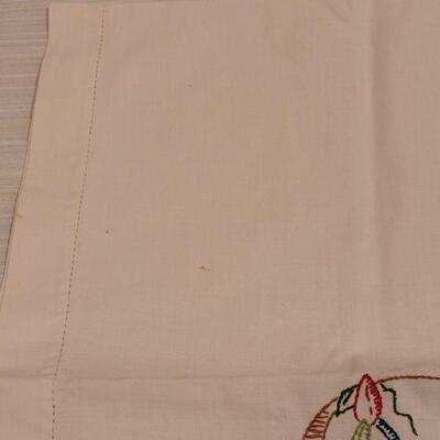 Lot 110: (2) Vintage Needlepoints Table Runners 