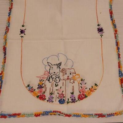 Lot 110: (2) Vintage Needlepoints Table Runners 