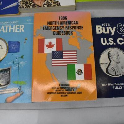 10 pc Non-Fiction Books: Buy & Sell US Coins -to- Utah Weather Almanac