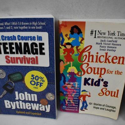 10 pc Religious Books: Playing with Purpose -to- Teenage Survival