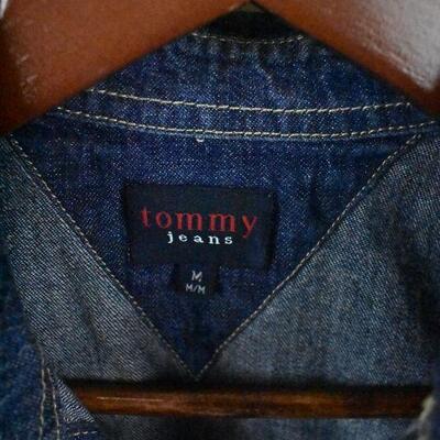 Tommy Jeans Blue Denim Shirt Dress size Medium
