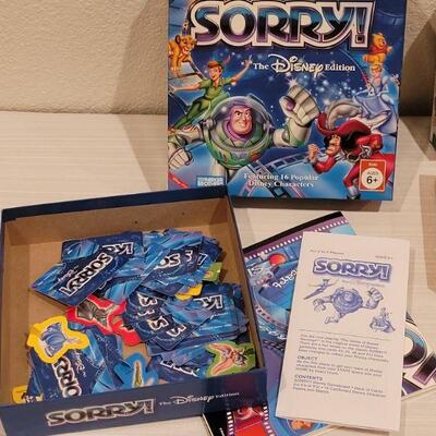 Lot 121: SORRY! Disney Edition and Crayola Color Dominos Game