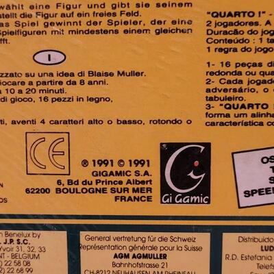 Lot 122: New Quarto! Magnetic Game