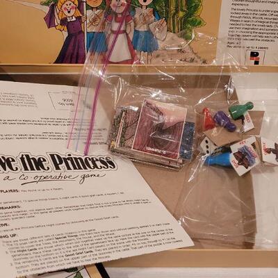 Lot 133: Vintage Save the Princess Board Game