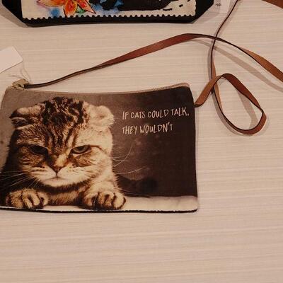 Lot 137: New Kitty Purse and Toiletry Bag