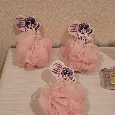 Lot 148:  New Bath Sponges and Soaps