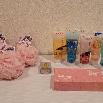 Lot 148:  New Bath Sponges and Soaps