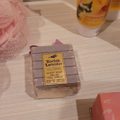 Lot 148:  New Bath Sponges and Soaps