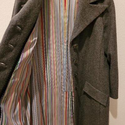 Lot 156: Gray Wool Coat (no tag- best guess XL)