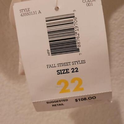 Lot 157: New size 22 Black Jacket