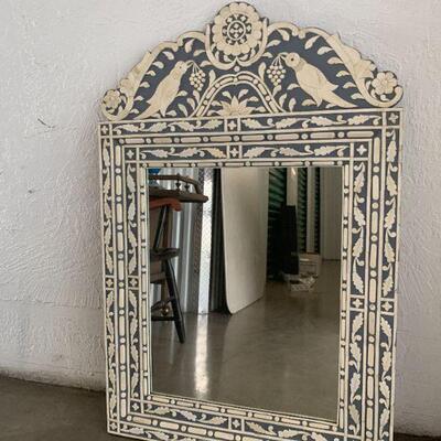 Mother of Pearl Inlay Mirror, Made in India