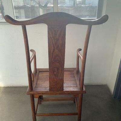 Chinese, Yoke Back Arm chairs, Antique