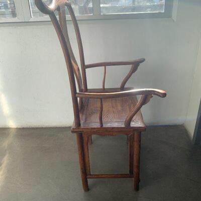 Chinese, Yoke Back Arm chairs, Antique