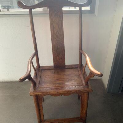 Chinese, Yoke Back Arm chairs, Antique