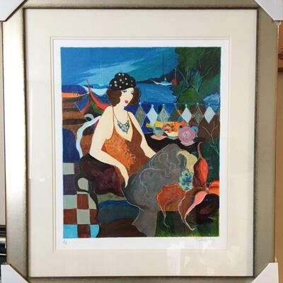 TARKAY “Lady by the Seaside” Hand Signed Artist’s Proof. LOT 13