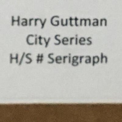 HARRY GUTTMAN â€œCity Seriesâ€ Hand Signed Limited Edition. LOT 17