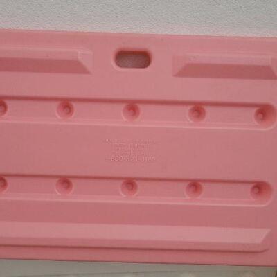 Lot 176: Vintage LARGE Pink Top LITTLE TIKES Toy Storage Trunk