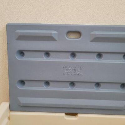 Lot 177: Vintage LARGE Blue Top LITTLE TIKES Toy Storage Trunk