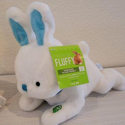 Lot 184: (2) New Fluffy Stuffed Animated Animals 