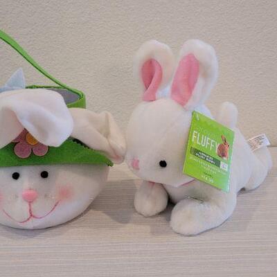 Lot 185: (2) New EASTER Plush Collectibles - BUNNY TOSS ACROSS + Animated Plush B