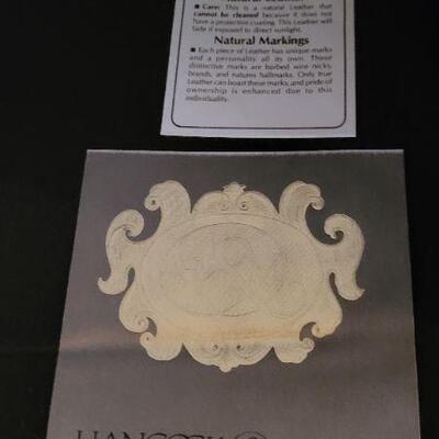 Lot 192: HANCOCK & MOORE Luxury Padded REAL LEATHER Chair