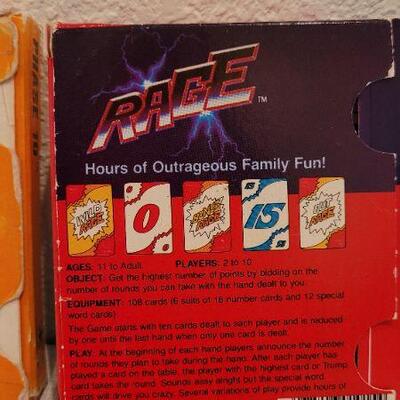Lot 210: New Mancala Game + Vintage Card Games PHASE 10 & RAGE