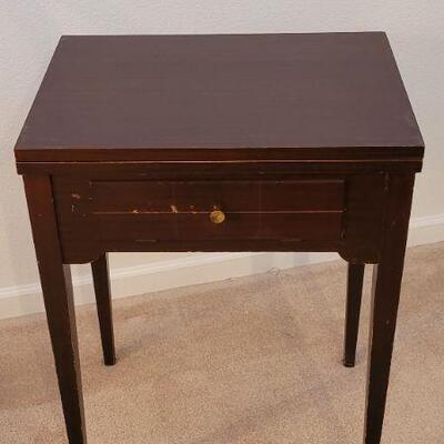 Lot 221: Vintage SINGER 301A Sewing Machine w/ Cabinet