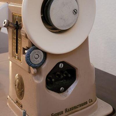 Lot 221: Vintage SINGER 301A Sewing Machine w/ Cabinet