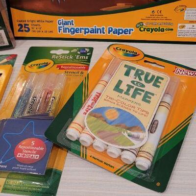 Lot 228: Large NEW Assortment of CRAYOLA Children's Arts and Craft Bundle