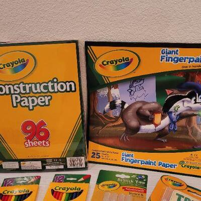 Lot 228: Large NEW Assortment of CRAYOLA Children's Arts and Craft Bundle