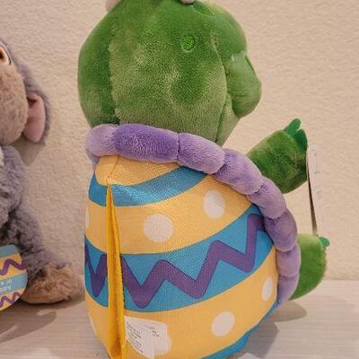 Lot 229: (2) New Hallmark Stuffed Animals - WHIRLIN TWIRLIN TURTLE + THUMPER 