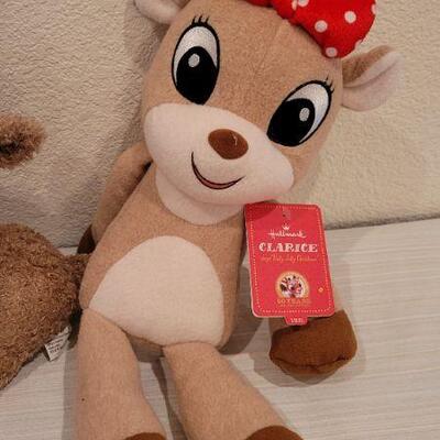 Lot 230: (2) New RUDOLOH AND CLARICE Christmas Collectibles- TESTED A+