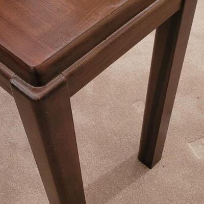 Lot 240: Vintage Mid Century Modern LANE Walnut Console Table