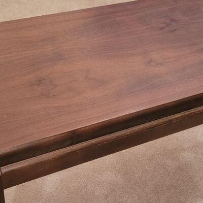 Lot 240: Vintage Mid Century Modern LANE Walnut Console Table