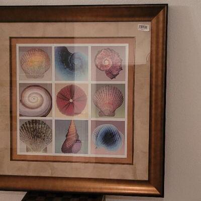 Lot 242: New Home Deco LARGE Fine Art Print "SHELL COLLECTION"