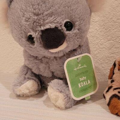 Lot 246: (3) New Hallmark Stuffed Animals - KOALA, JUNGLE CAR AND PUG