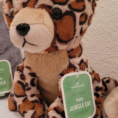 Lot 246: (3) New Hallmark Stuffed Animals - KOALA, JUNGLE CAR AND PUG