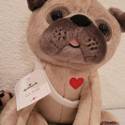 Lot 246: (3) New Hallmark Stuffed Animals - KOALA, JUNGLE CAR AND PUG