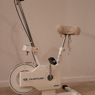 Lot 253: Vintage TUNTURI Exercise Stationary Bike
