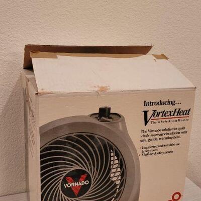 Lot 254: Unused Black VORTEX VORNADO Space Heater Fan