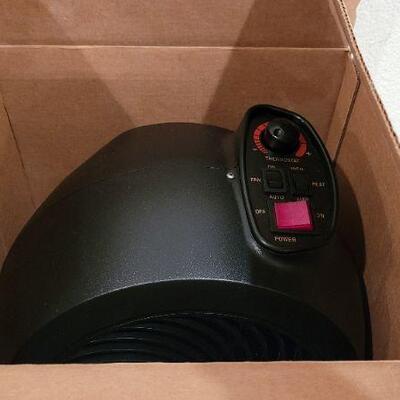 Lot 254: Unused Black VORTEX VORNADO Space Heater Fan