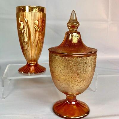 Marigold Carnival Glass