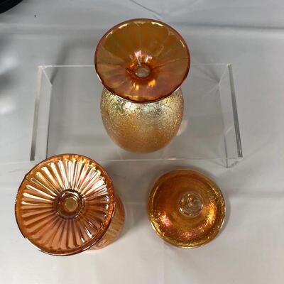 Marigold Carnival Glass