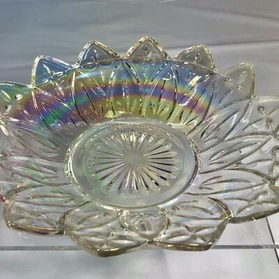 Federal Glass Iridized/Carnival Bowl