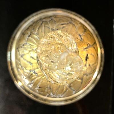 Murano Glass Gold Crackle Bell/Cloche