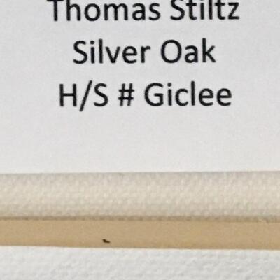 THOMAS STILTZ â€œSilver Oakâ€ Hand Signed and Numbered Giclee on Canvas. LOT 28