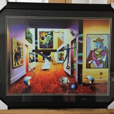 FERJO Lithograph in Galley Frame. LOT 41