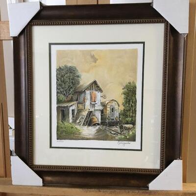 JACOV NOWOGRODER â€œOld Country Houseâ€ Signed and Numbered Lithograph. LOT 47