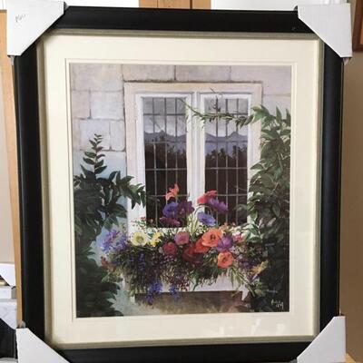 HEDDY KUN â€œThe Windowâ€ Original Lithograph. LOT 60